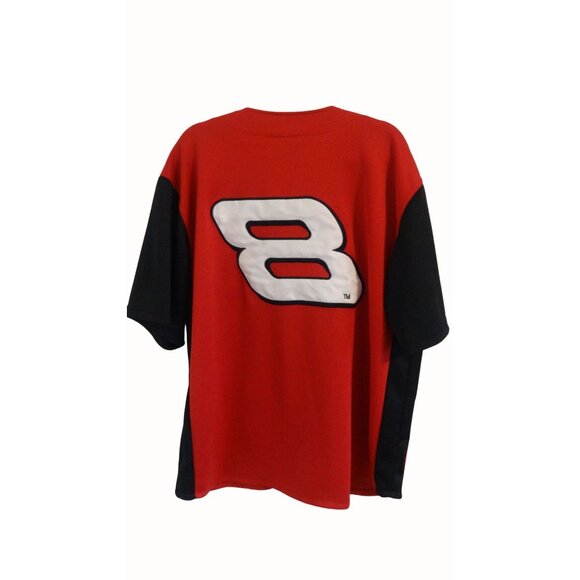 NASCAR Dale Earnhardt Jr. Budweiser #8 Jersey Shirt Chase Authentics Men's L Red - Picture 2 of 5